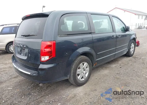 2013 Dodge Grand Caravan American Value Pkg из США, поврежденный, VIN 2C4RDGBG6DR642586